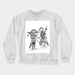 Death from nowhere: Swamp Army sniper team. Crewneck Sweatshirt